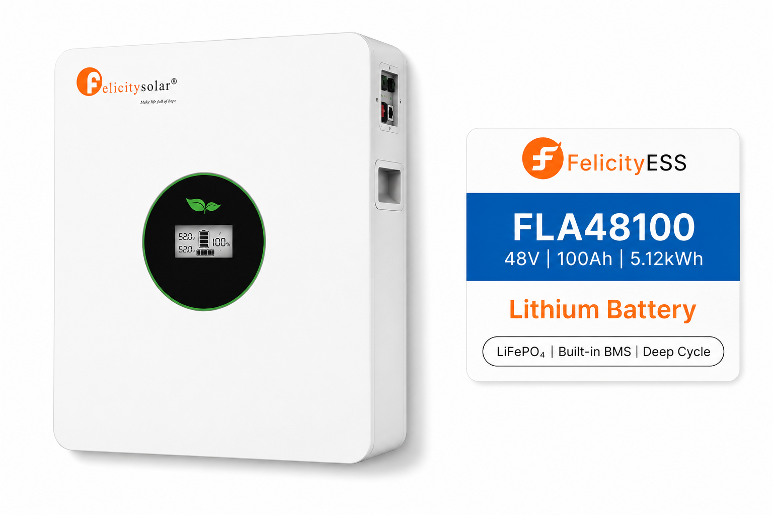 Felicity Solar FLA48100 48V 100Ah Lithium Battery