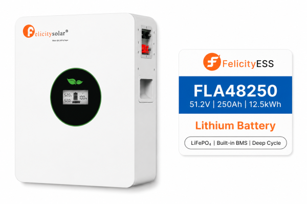 Felicity Solar FLA48250 12.5kWh 51.2V 250Ah Lithium Battery