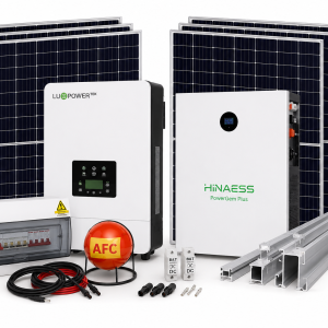 12kW Luxpower SNA12000 Hybrid Solar System with 14.3kWh Hina PowerGem Plus Battery & 8 Solar Panels – Installation Included