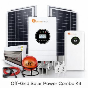 6kW Felicity Hybrid Solar System with 5.12kWh Lithium Battery & 8 Solar Panels – Installation Included